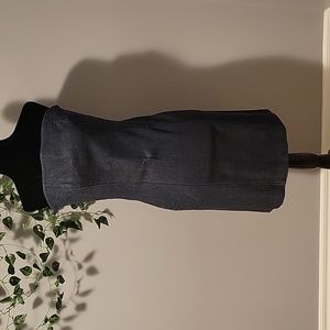 GAP Dark Denim Strapless Dress